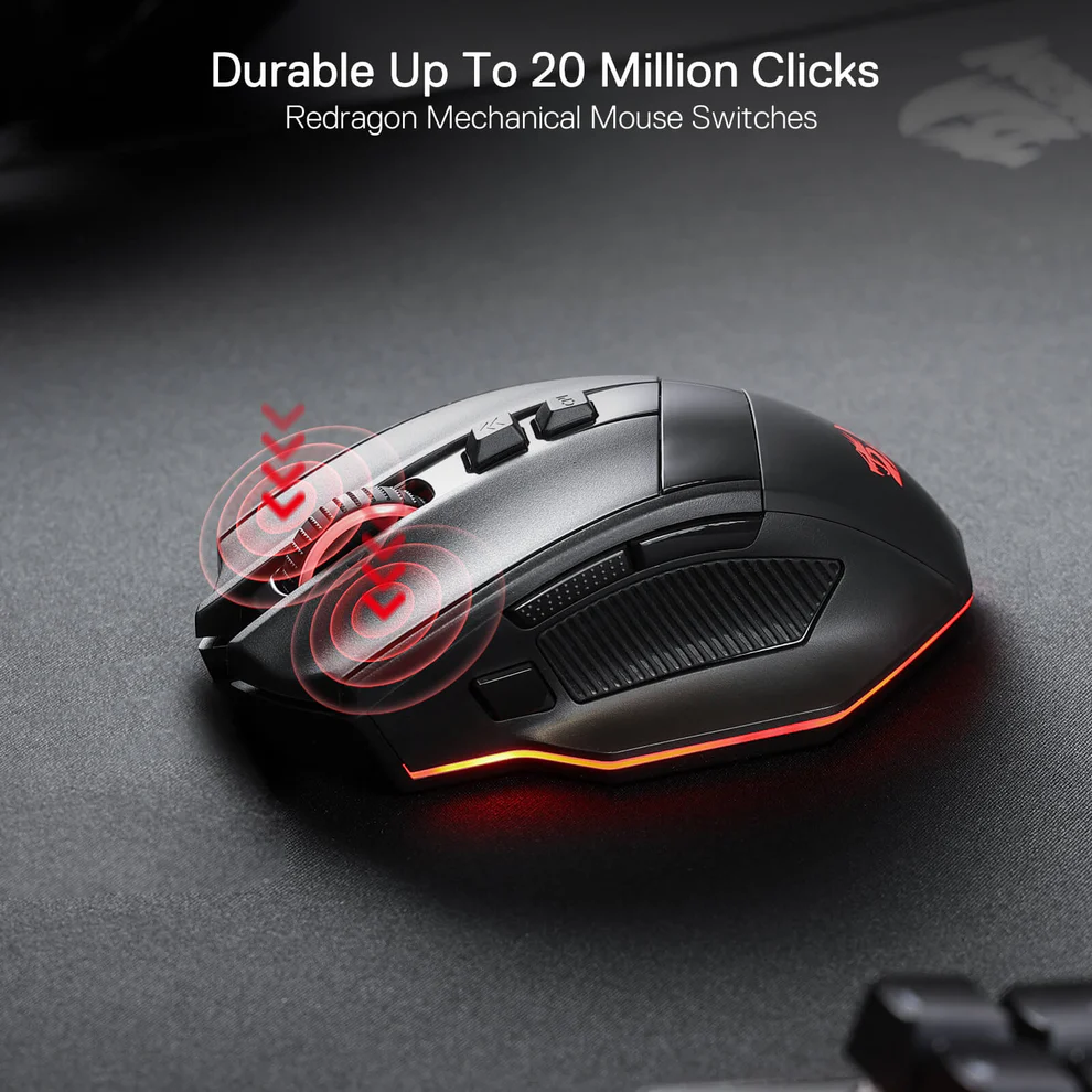 Redragon RIND M813 PRO 3-Mode RGB Gaming Mouse Redragon RIND M813 PRO 3-Mode RGB Gaming Mouse